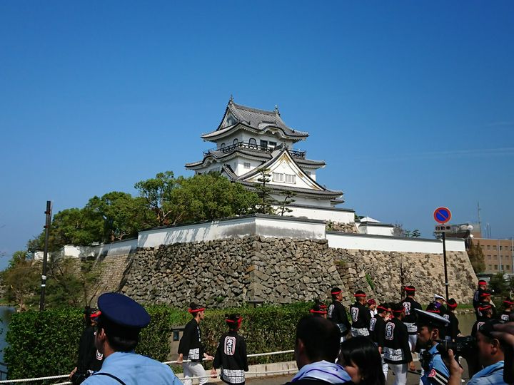 岸和田城图片