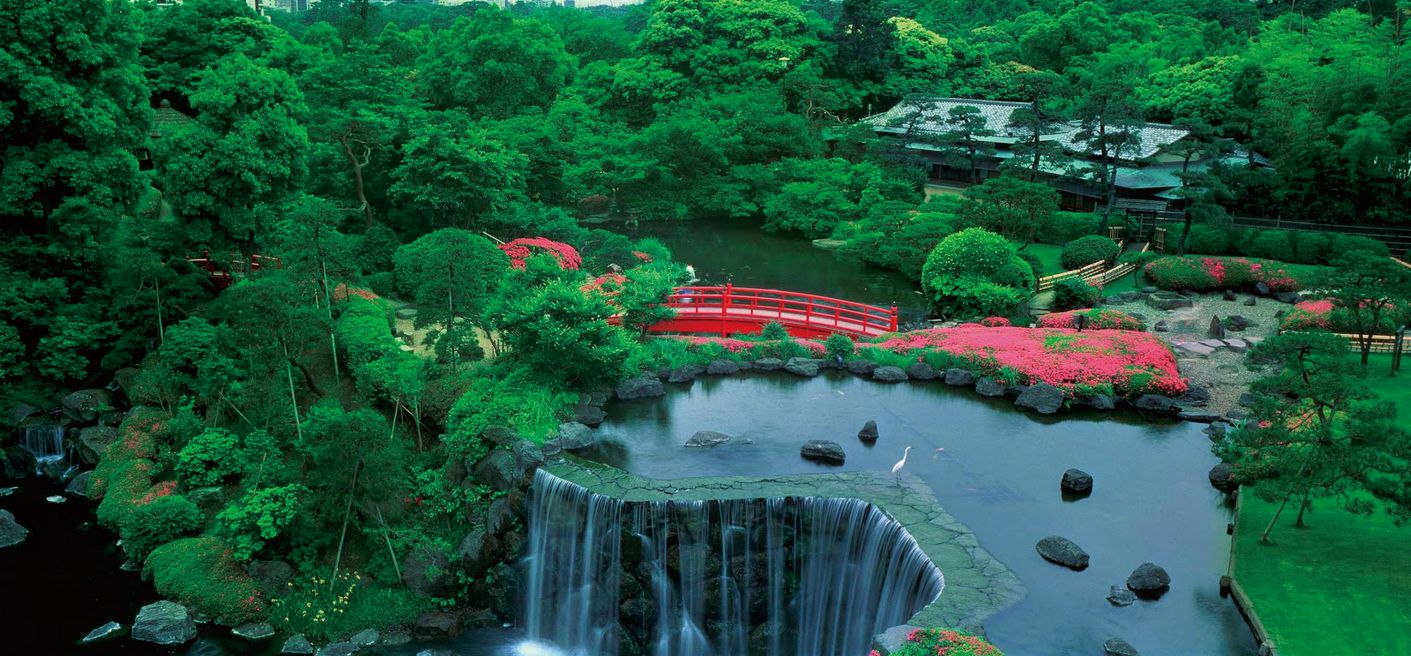 ホテルニューオータニ 日本庭園 東京 Matcha やさしい日本語