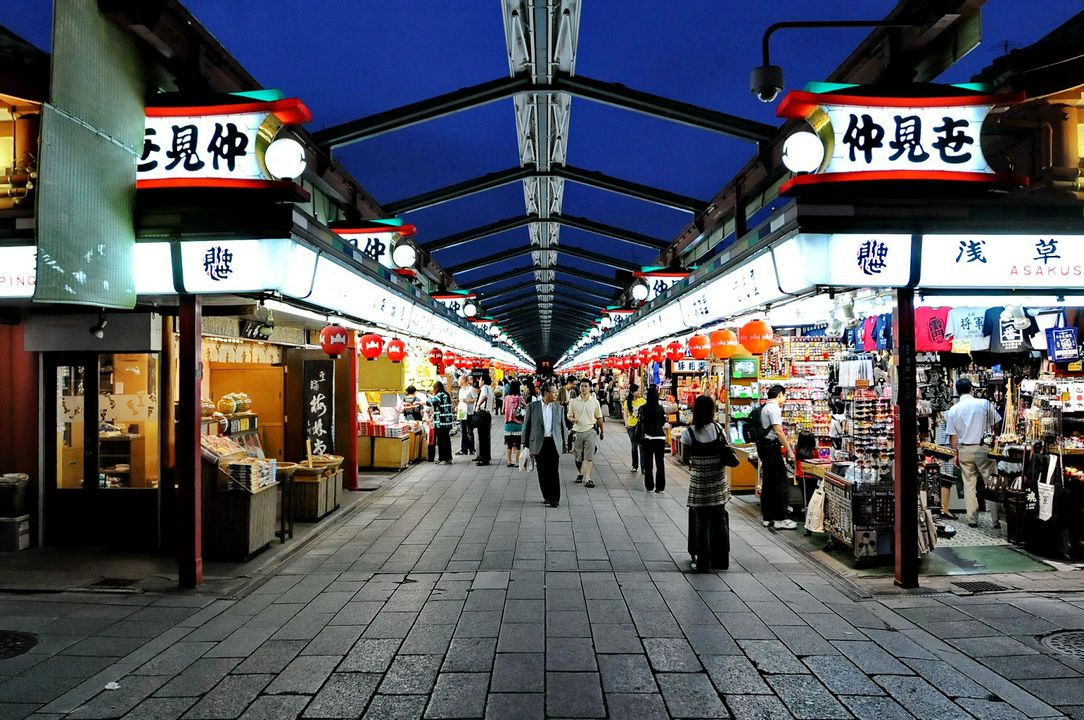 Nakamise Shopping Street Orange Street Tokyo Matcha Japan Travel Web Magazine
