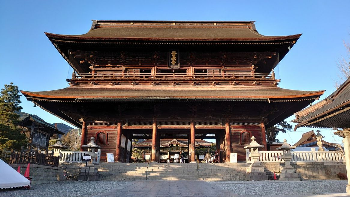 善光寺 長野 Matcha やさしい日本語